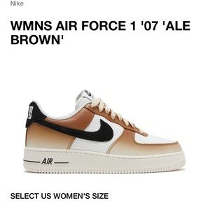 Sz 7.5 Nike Air Force 1 Brown Ale Low ‘07